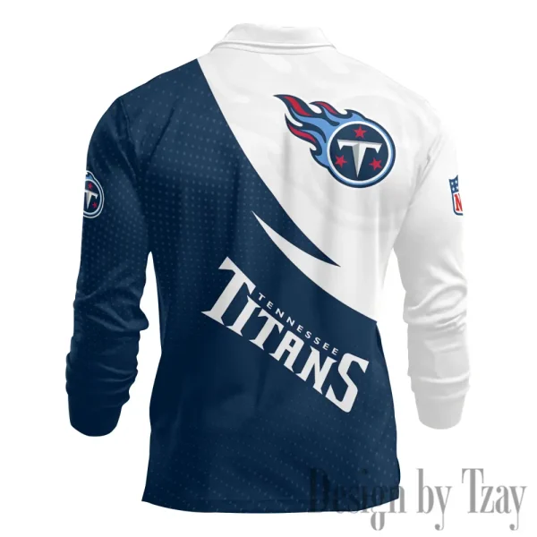 Tennessee Titans Fashion Men's Business Long Sleeve T-Shirt SPTLSPS390 - Image 3