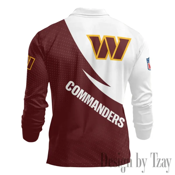 Washington Commanders Fashion Men's Business Long Sleeve T-Shirt SPTLSPS391 - Image 3