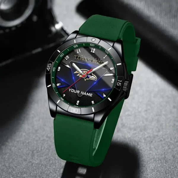 Baltimore Ravens Analog Wrist Watch WINWATL10348 - Image 2