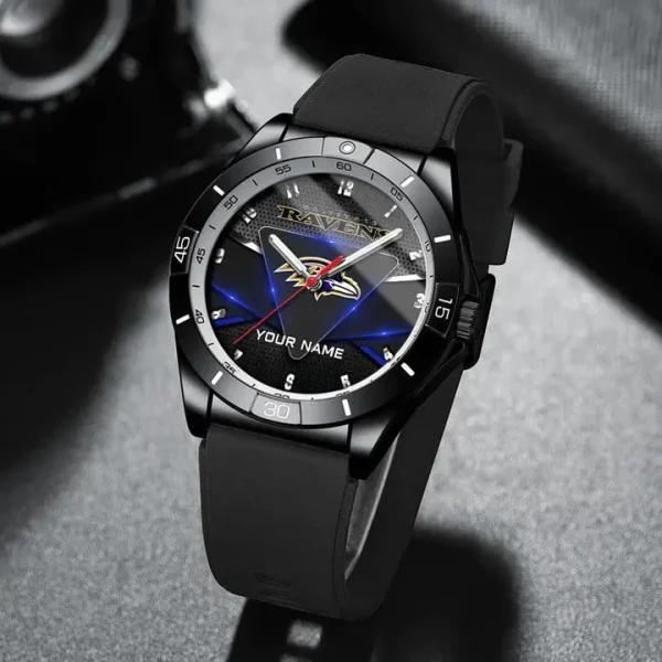 Baltimore Ravens Analog Wrist Watch WINWATL10348 - Image 6