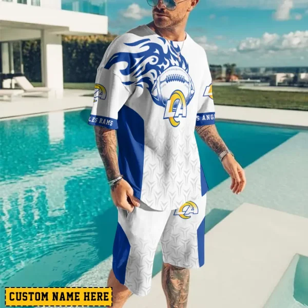 Los Angeles Rams Limited Edition Summer Collection T-shirt And Shorts Set AZTS1544
