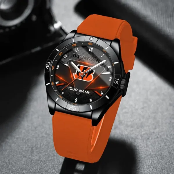 Cincinnati Bengals Analog Wrist Watch WINWATL10352 - Image 2