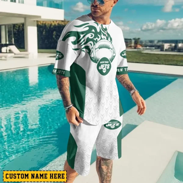 New York Jets Limited Edition Summer Collection T-shirt And Shorts Set AZTS1550