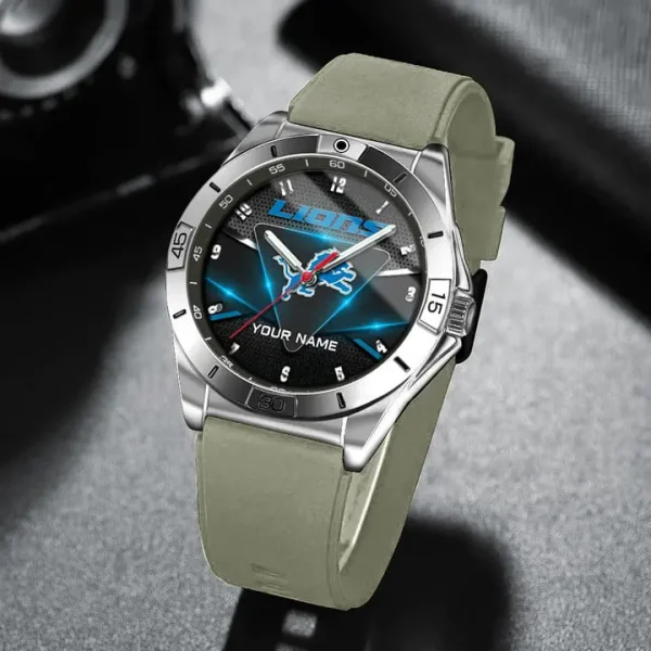 Detroit Lions Analog Wrist Watch WINWATL10356 - Image 2