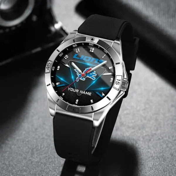 Detroit Lions Analog Wrist Watch WINWATL10356 - Image 5