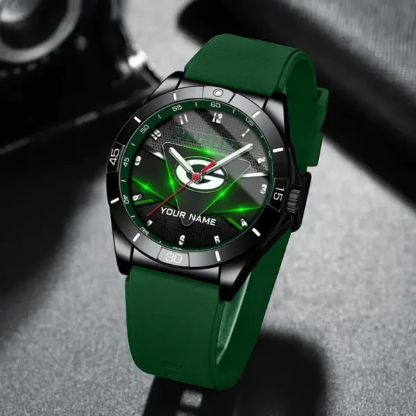 Green Bay Packers Analog Wrist Watch WINWATL10357