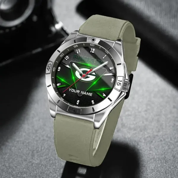 Green Bay Packers Analog Wrist Watch WINWATL10357 - Image 5