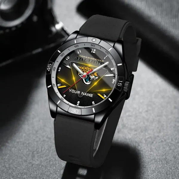 Jacksonville Jaguars Analog Wrist Watch WINWATL10360 - Image 2