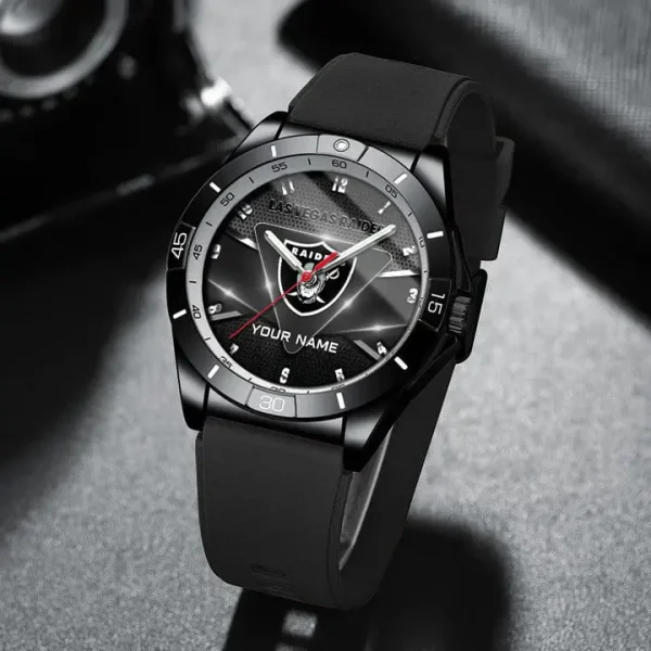 Las Vegas Raiders Analog Wrist Watch WINWATL10362 - Image 2