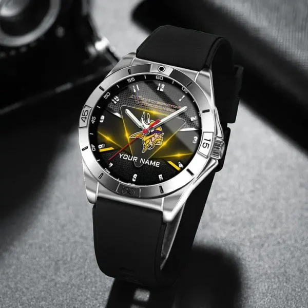 Minnesota Vikings Analog Wrist Watch WINWATL10366 - Image 2