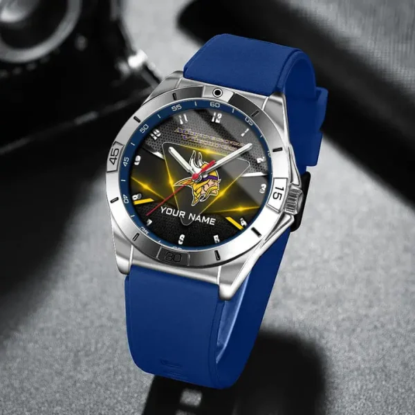 Minnesota Vikings Analog Wrist Watch WINWATL10366 - Image 3