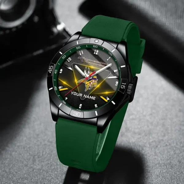 Minnesota Vikings Analog Wrist Watch WINWATL10366 - Image 4