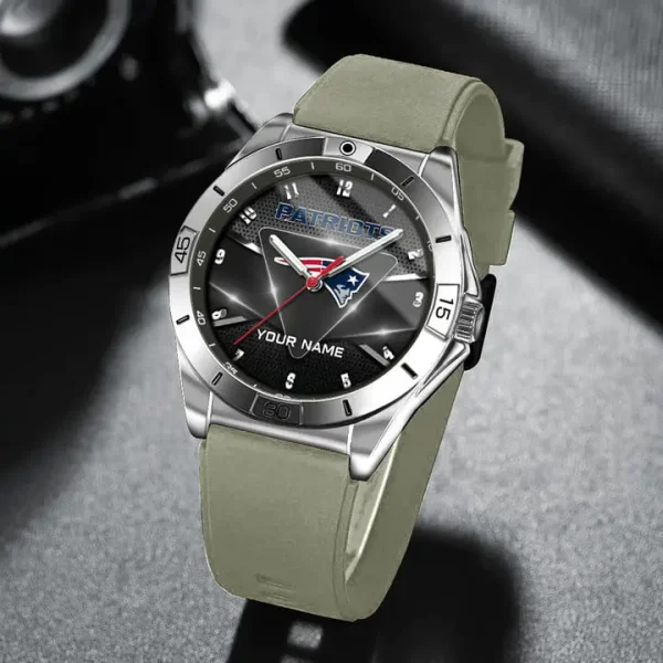 New England Patriots Analog Wrist Watch WINWATL10367 - Image 4