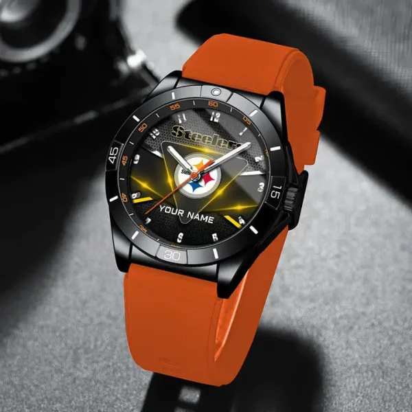 Pittsburgh Steelers Analog Wrist Watch WINWATL10372