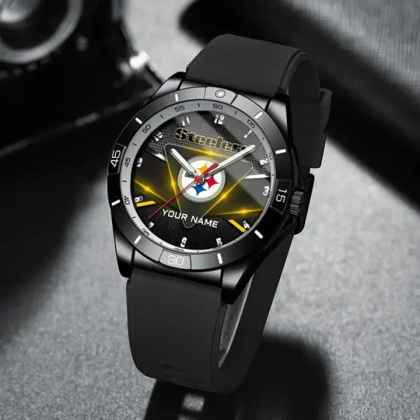 Pittsburgh Steelers Analog Wrist Watch WINWATL10372 - Image 2