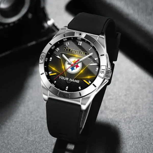 Pittsburgh Steelers Analog Wrist Watch WINWATL10372 - Image 3