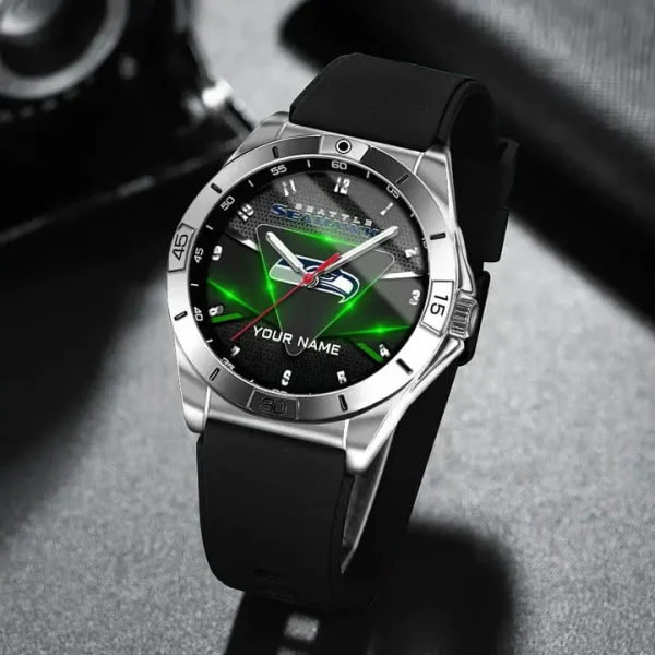 Seattle Seahawks Analog Wrist Watch WINWATL10374 - Image 2