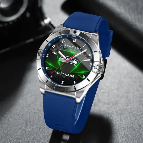 Seattle Seahawks Analog Wrist Watch WINWATL10374 - Image 3