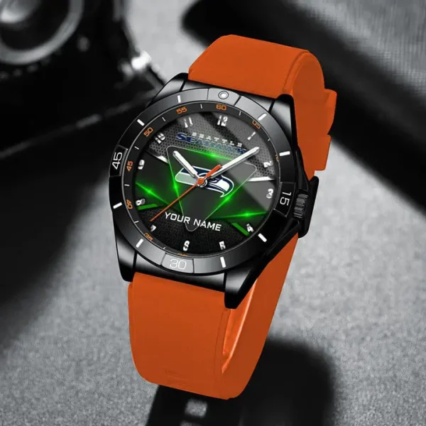 Seattle Seahawks Analog Wrist Watch WINWATL10374 - Image 5