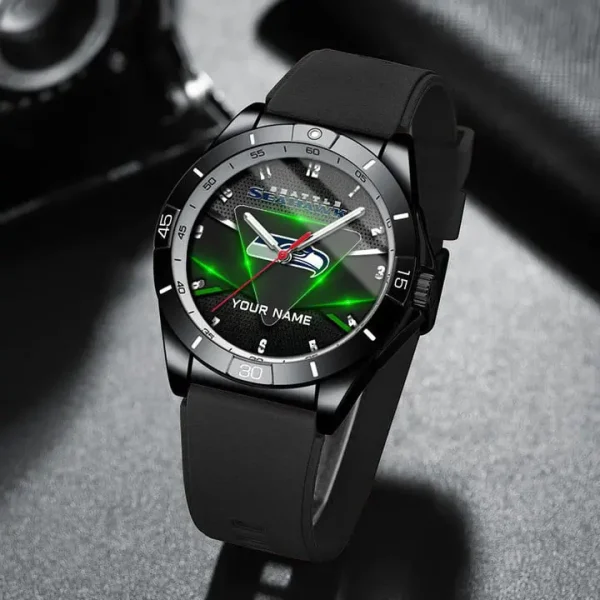 Seattle Seahawks Analog Wrist Watch WINWATL10374 - Image 6