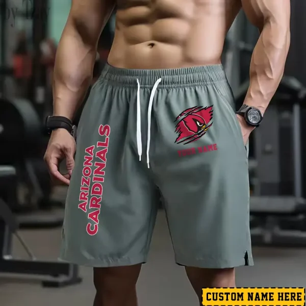 Arizona Cardinals Men's Shorts Badminton Sports Shorts Summer SPTMBSS001 - Image 4