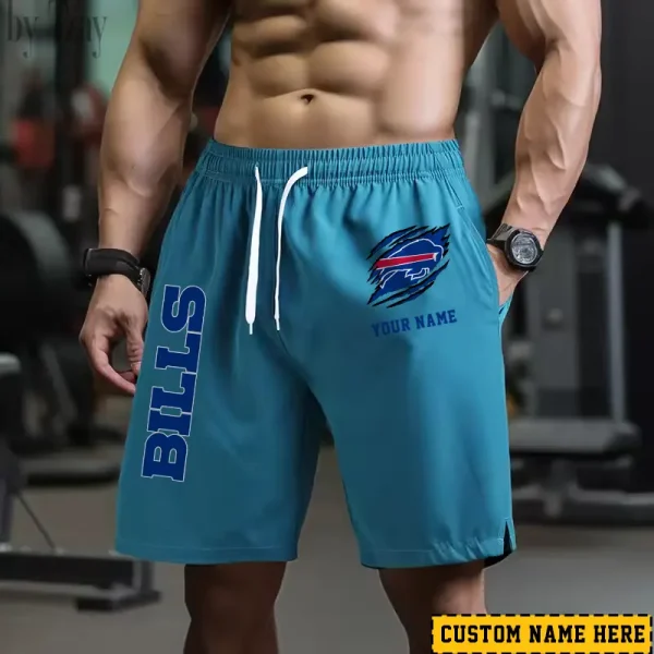 Buffalo Bills Men's Shorts Badminton Sports Shorts Summer SPTMBSS004 - Image 3