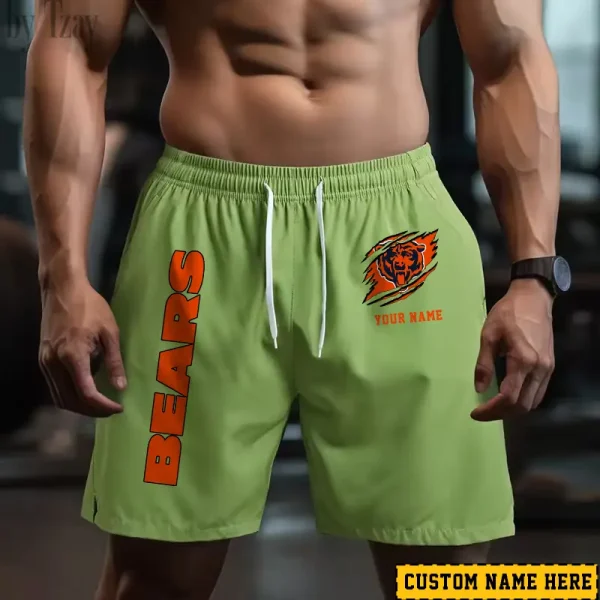 Chicago Bears Men's Shorts Badminton Sports Shorts Summer SPTMBSS006
