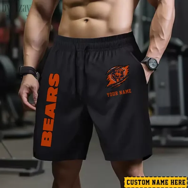 Chicago Bears Men's Shorts Badminton Sports Shorts Summer SPTMBSS006 - Image 2