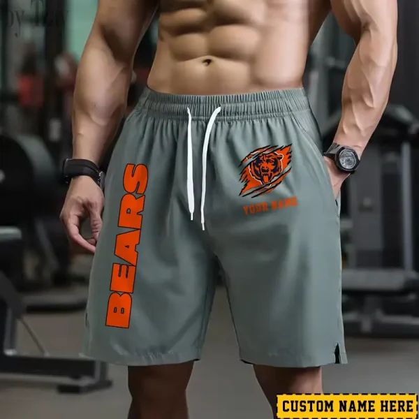 Chicago Bears Men's Shorts Badminton Sports Shorts Summer SPTMBSS006 - Image 4