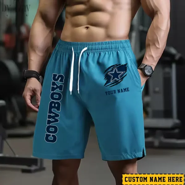Dallas Cowboys Men's Shorts Badminton Sports Shorts Summer SPTMBSS009