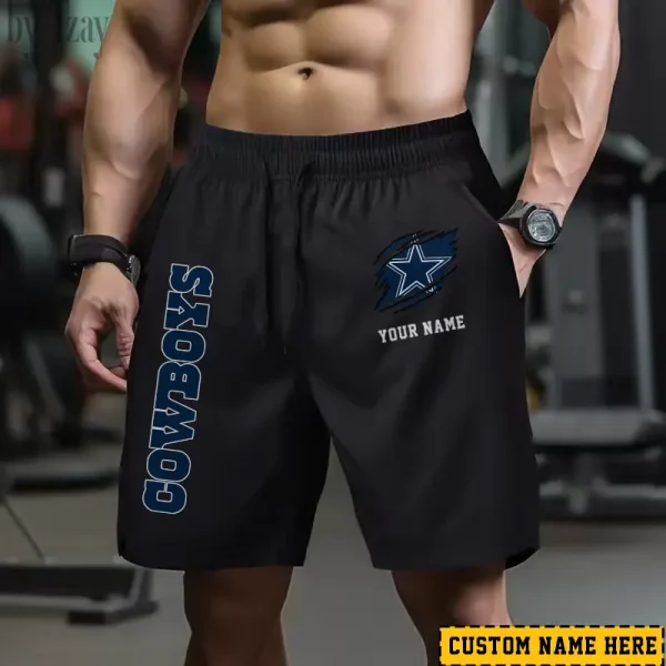 Dallas Cowboys Men's Shorts Badminton Sports Shorts Summer SPTMBSS009 - Image 2