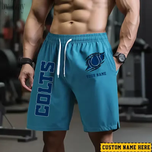 Indianapolis Colts Men's Shorts Badminton Sports Shorts Summer SPTMBSS014