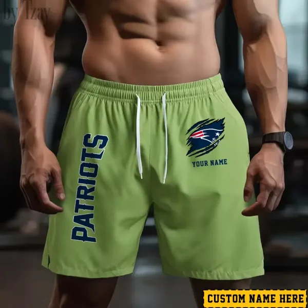 New England Patriots Men's Shorts Badminton Sports Shorts Summer SPTMBSS022 - Image 2