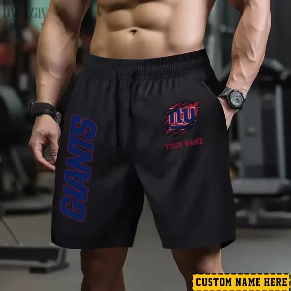New York Giants Men's Shorts Badminton Sports Shorts Summer SPTMBSS024