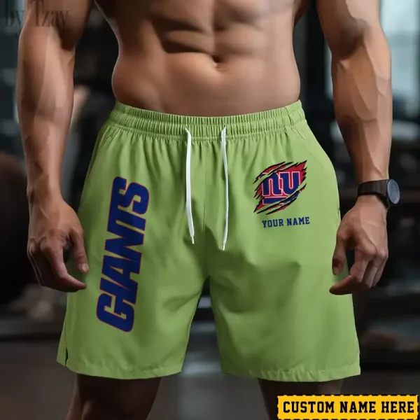 New York Giants Men's Shorts Badminton Sports Shorts Summer SPTMBSS024 - Image 2