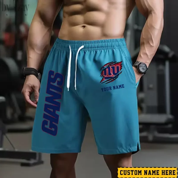 New York Giants Men's Shorts Badminton Sports Shorts Summer SPTMBSS024 - Image 3
