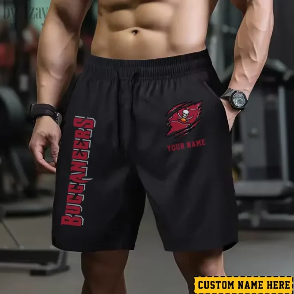 Tampa Bay Buccaneers Men's Shorts Badminton Sports Shorts Summer SPTMBSS030 - Image 2