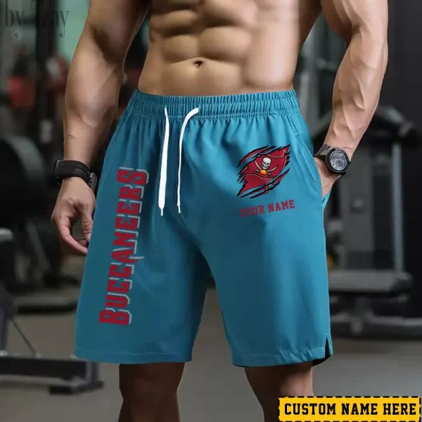 Tampa Bay Buccaneers Men's Shorts Badminton Sports Shorts Summer SPTMBSS030 - Image 3