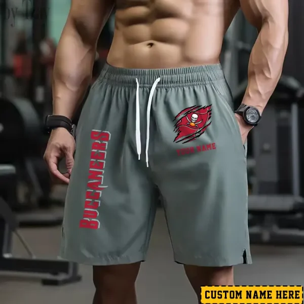 Tampa Bay Buccaneers Men's Shorts Badminton Sports Shorts Summer SPTMBSS030 - Image 4