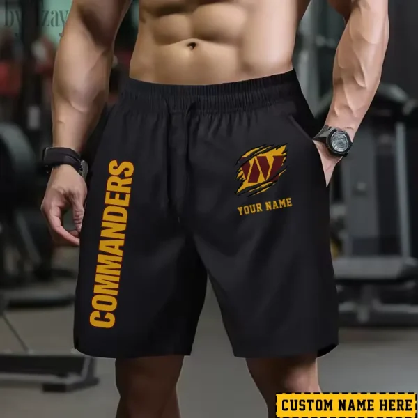 Washington Commanders Men's Shorts Badminton Sports Shorts Summer SPTMBSS032