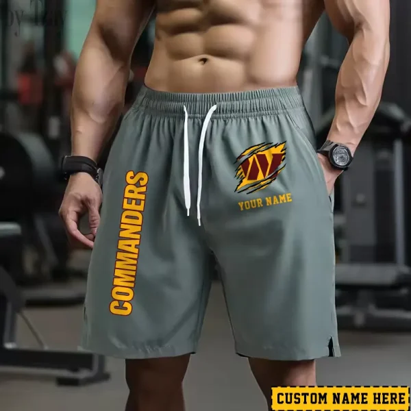 Washington Commanders Men's Shorts Badminton Sports Shorts Summer SPTMBSS032 - Image 2