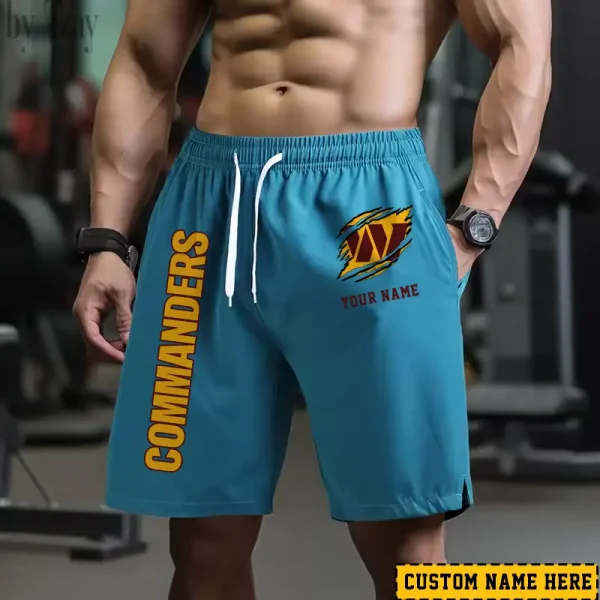 Washington Commanders Men's Shorts Badminton Sports Shorts Summer SPTMBSS032 - Image 3
