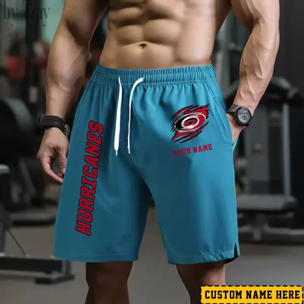 Carolina Hurricanes  Men's Shorts Badminton Sports Shorts Summer SPTMBSS036