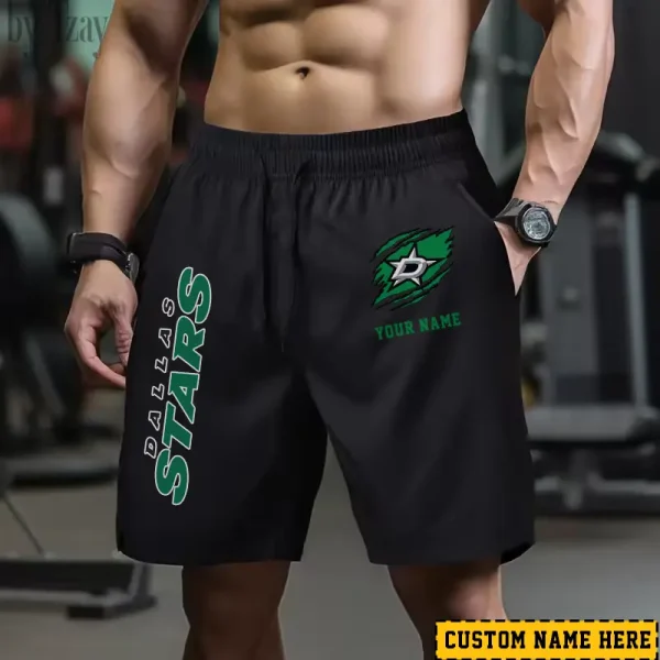 Dallas Stars Men's Shorts Badminton Sports Shorts Summer SPTMBSS040