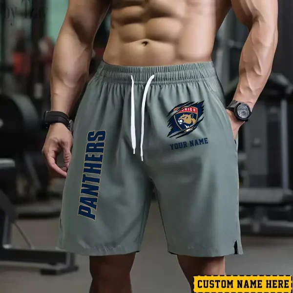Florida Panthers Men's Shorts Badminton Sports Shorts Summer SPTMBSS042 - Image 3