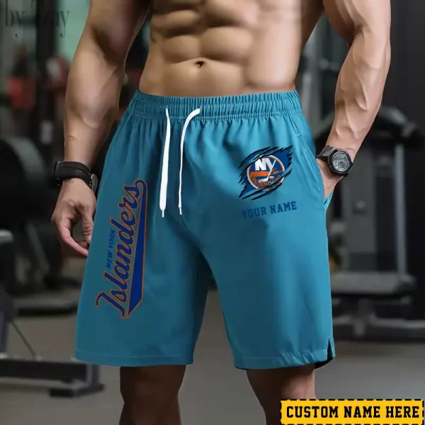 New York Islanders Men's Shorts Badminton Sports Shorts Summer SPTMBSS048