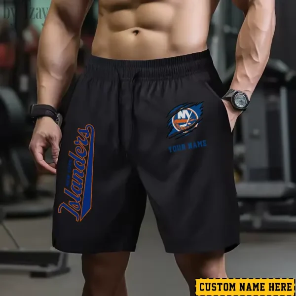 New York Islanders Men's Shorts Badminton Sports Shorts Summer SPTMBSS048 - Image 3