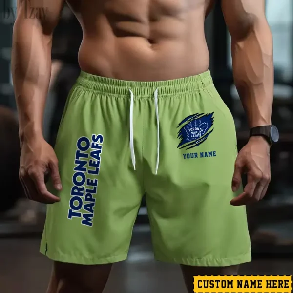 Toronto Maple Leafs Men's Shorts Badminton Sports Shorts Summer SPTMBSS057 - Image 3