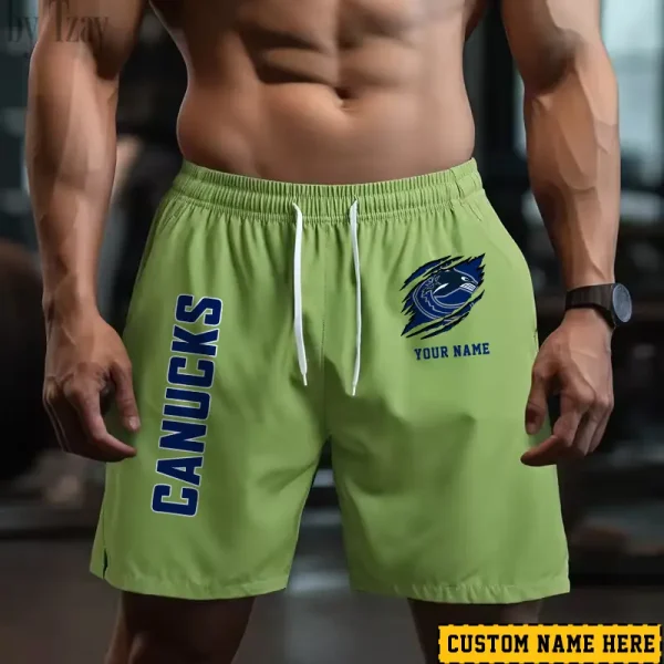Vancouver Canucks Men's Shorts Badminton Sports Shorts Summer SPTMBSS059 - Image 2