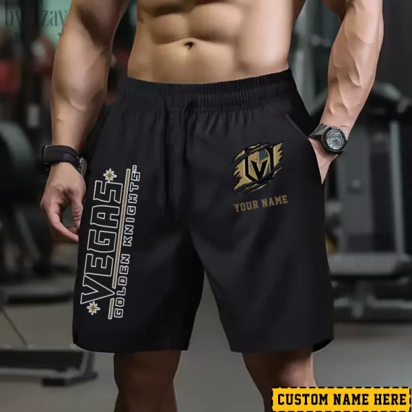Vegas Golden Knights Men's Shorts Badminton Sports Shorts Summer SPTMBSS060